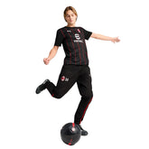Maglia Calcio Uomo Puma Pre-Partita AC Milan Nero Rosso | NonSoloSport