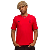T-Shirt Uomo Puma AC Milan FtblEssentials Rosso Nero | NonSoloSport