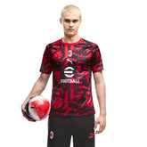 Maglia Uomo Puma Riscaldamento AC Milan Rosso Nero | NonSoloSport