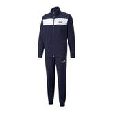 Puma Tuta Poly Suit Banda Orizzontale Uomo Blu | NonSoloSport