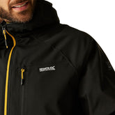 Giacca Uomo Regatta Highton Stretch Padded Nero Arancione | NonSoloSport
