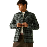 Camicia Giacca Uomo Regatta Spennith Verde Nero | NonSoloSport