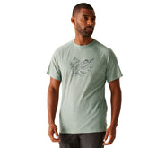 T-Shirt Uomo Regatta Escade Verde Acqua | NonSoloSport