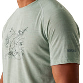 T-Shirt Uomo Regatta Escade Verde Acqua | NonSoloSport