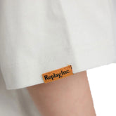 T-Shirt Replay No Future Bianco Avorio | NonSoloSport