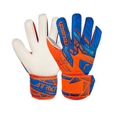 Guanti da Portiere Bambino Reusch Attrakt Solid Jr Arancione Blu | NonSoloSport