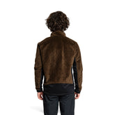 Felpa Uomo Rock Experience Blizzard Tech 2.0 Mock Neck Marrone Nero | NonSoloSport