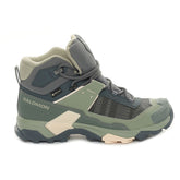 Scarpa da Trekking Uomo Salomon X Ultra 5 Mid Goretex Verde Grigio | NonSoloSport