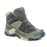 Scarpa da Trekking Uomo Salomon X Ultra 5 Mid Goretex Verde Grigio | NonSoloSport