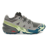 Scarpa da Trail Running Uomo Salomon Speedcross 6 Grigio Lime | NonSoloSport