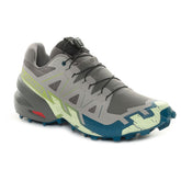 Scarpa da Trail Running Uomo Salomon Speedcross 6 Grigio Lime | NonSoloSport