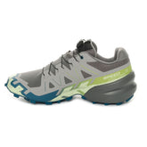 Scarpa da Trail Running Uomo Salomon Speedcross 6 Grigio Lime | NonSoloSport