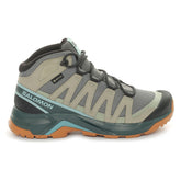 Scarpa da Trekking Donna Salomon X-Adventure Recon Mid Goretex Grigio Beige | NonSoloSport