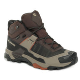 Scarpa da Trekking Uomo Salomon X Ultra 5 Mid Gore-Tex Marrone Beige | NonSoloSport