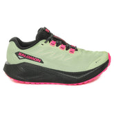 Scarpa da Gravel Donna Salomon Aero Blaze 3 Grvl Gore-Tex Verde Nero Rosa | NonSoloSport