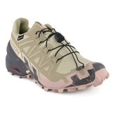 Scarpa da Trekking Donna Salomon Speedcross 6 Gore-Tex Verde Grigio | NonSoloSport