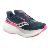 Scarpa da Running Donna Saucony Hurricane 24 Blu Fucsia | NonSoloSport