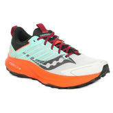 Scarpa da Trail Running Uomo Saucony Ride TR2 Bianco Rosso | NonSoloSport