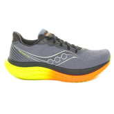 Scarpa da Running Uomo Saucony Triumph 23 Grigio Lime Arancione | NonSoloSport