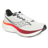 Scarpa da Running Uomo Saucony Ride 19 Bianco Rosso Nero | NonSoloSport