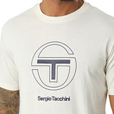 T-Shirt Uomo Sergio Tacchini Logo Essentials Bianco | NonSoloSport