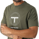 T-Shirt Uomo Sergio Tacchini Logo Essentials Verde | NonSoloSport
