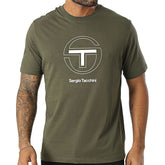 T-Shirt Uomo Sergio Tacchini Logo Essentials Verde | NonSoloSport