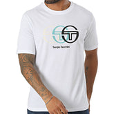 T-Shirt Uomo Sergio Tacchini Logo Tricolor Bianco | NonSoloSport