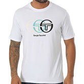 T-Shirt Uomo Sergio Tacchini Logo Tricolor Bianco | NonSoloSport