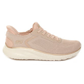 Sneakers Donna Skechers Slip-ins Bobs Sport Squad Chaos Beige | NonSoloSport