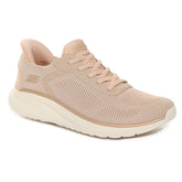 Sneakers Donna Skechers Slip-ins Bobs Sport Squad Chaos Beige | NonSoloSport