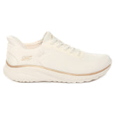 Sneakers Donna Skechers Slip-ins Bobs Sport Squad Chaos Bianco Oro | NonSoloSport