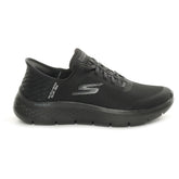 Sneakers Donna Skechers Go Walk Flex Grand Entry Ath Mesh Bungee Slip-Ins Nero | NonSoloSport