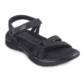 Sandalo Donna Skechers Go Walk Flex Nero | NonSoloSport