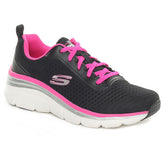 Skechers Fashion Fit Make Moves Donna Nero Rosa | NonSoloSport