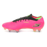 Scarpa da Calcio Uomo Skechers SKX_2 Elite Terreni Morbidi Rosa Nero | NonSoloSport