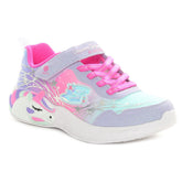 Sneakers Bambino Skechers Lighted Unicorn Gore & Strap Lilla | NonSoloSport