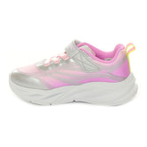 Sneakers Bambina Skechers S Lights Cosmic Glow Argento Rosa | NonSoloSport