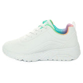 Sneakers Bambino Skechers UNO Lite Vivid Splash Bianco | NonSoloSport