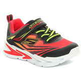 Sneakers Bambino Skechers S Lights Flex-Glow Ultra Nero Rosso | NonSoloSport