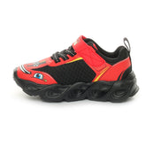 Sneakers Bambino Skechers Hot Lights: Thermo Flash - Wheel Buddies Rosso Nero | NonSoloSport