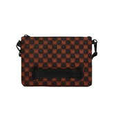 Pochette Sprayground Sharks In Paris Wtf Bubble Check Crossover Marrone | NonSoloSport