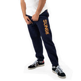 Sun68 Pantaloni Felpa Logo Fluo Uomo Blu Arancione | NonSoloSport