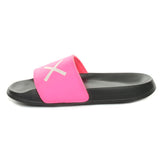 Ciabatta Bambino Sun68 Logo Nero Fucsia | NonSoloSport