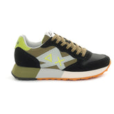 Sneakers Uomo Sun68 Jaki 2.0 Bicolor Nero Verde Militare | NonSoloSport