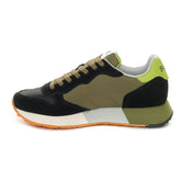 Sneakers Uomo Sun68 Jaki 2.0 Bicolor Nero Verde Militare | NonSoloSport