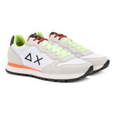 Sneakers Uomo Sun68 Tom Fluo Bianco Grigio | NonSoloSport