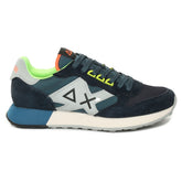 Sneakers Uomo Sun68 Jaki 2.0 Blu Navy Fluo | NonSoloSport