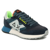 Sneakers Uomo Sun68 Jaki 2.0 Blu Navy Fluo | NonSoloSport