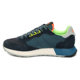 Sneakers Uomo Sun68 Jaki 2.0 Blu Navy Fluo | NonSoloSport